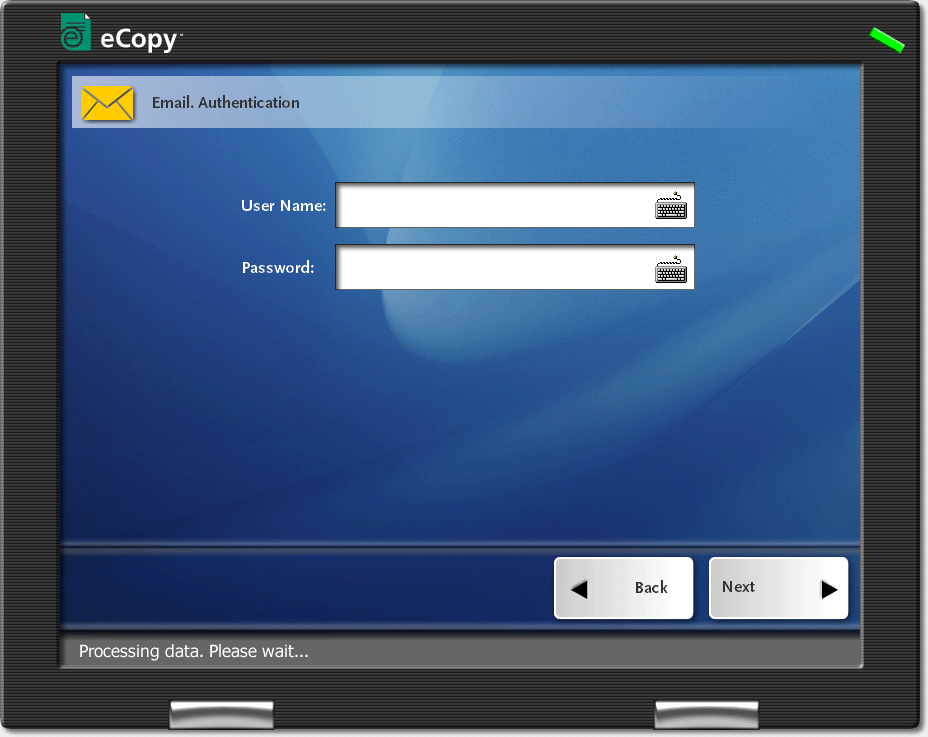 eCopy — Touch Panel Interface — image 4